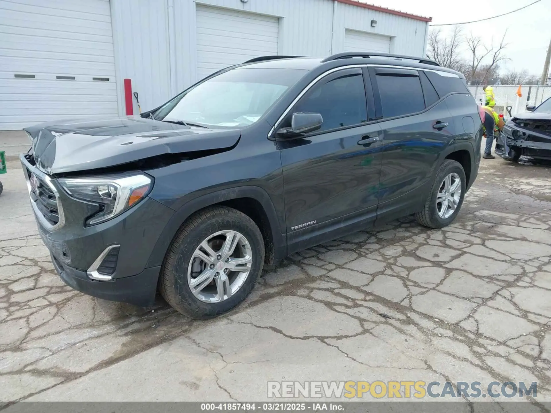 2 fotografías del automóvil dañado 3GKALMEV9KL165031 GMC TERRAIN 2019