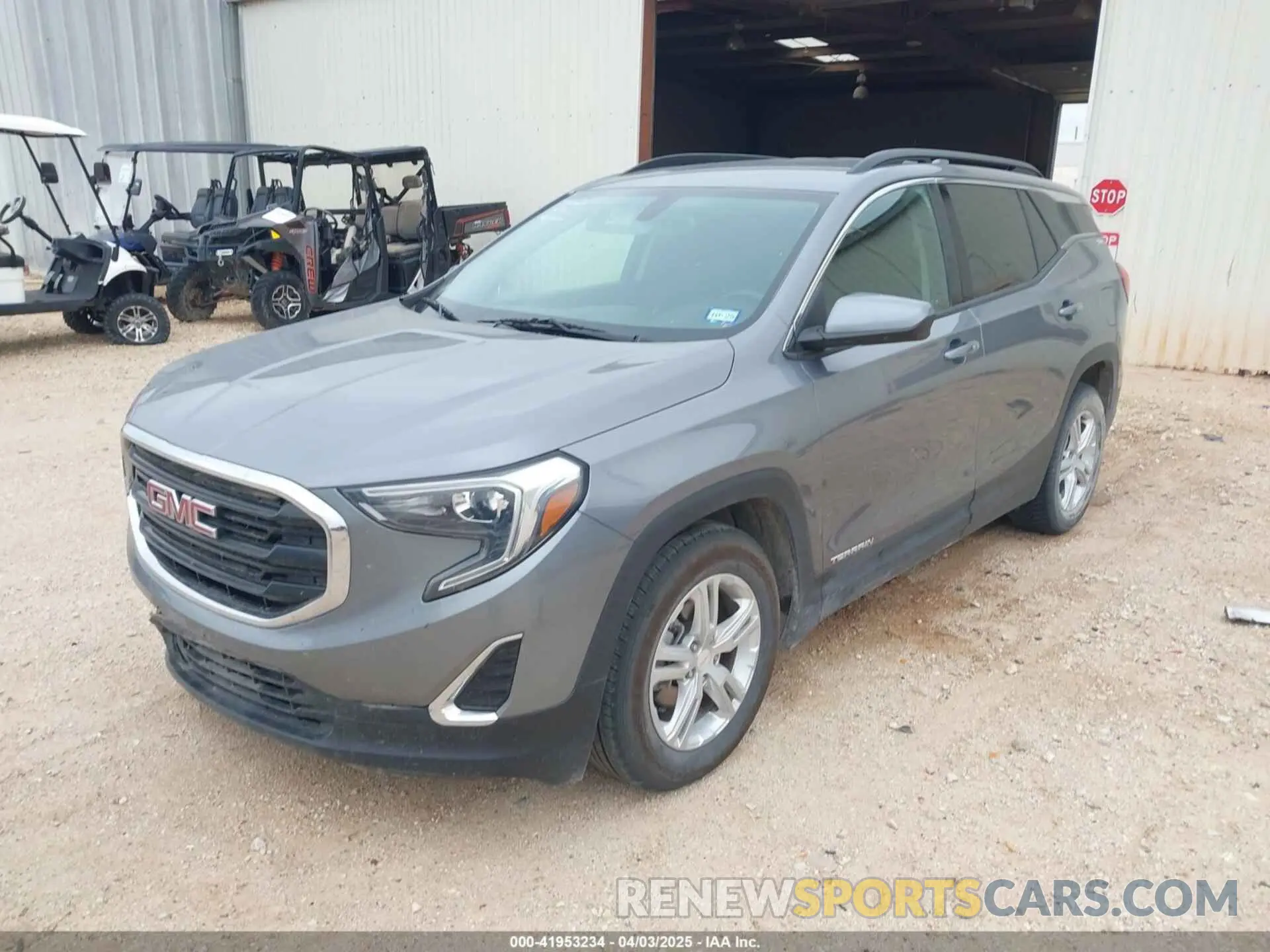 2 fotografías del automóvil dañado 3GKALMEVXKL212521 GMC TERRAIN 2019