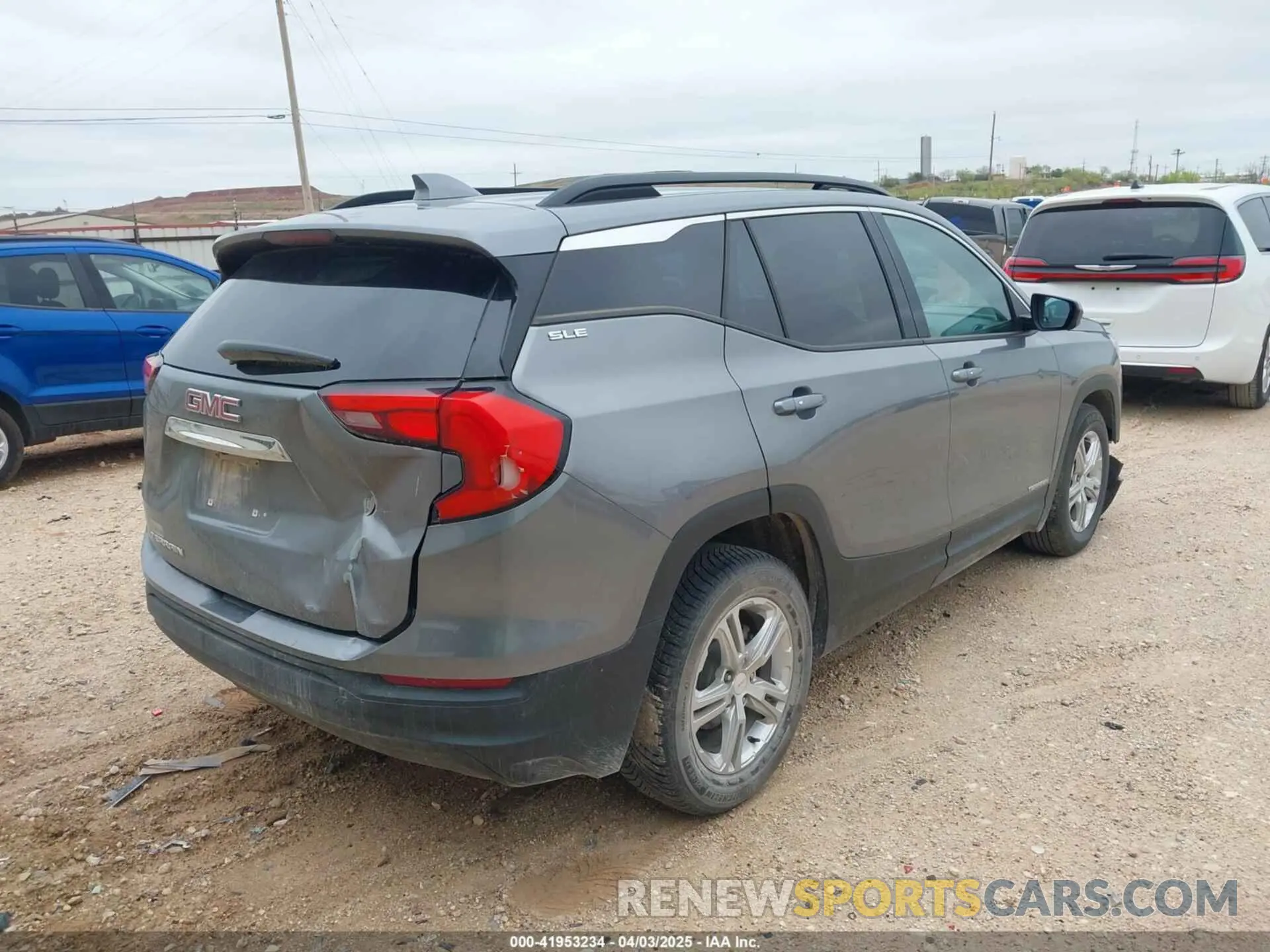 4 fotografías del automóvil dañado 3GKALMEVXKL212521 GMC TERRAIN 2019