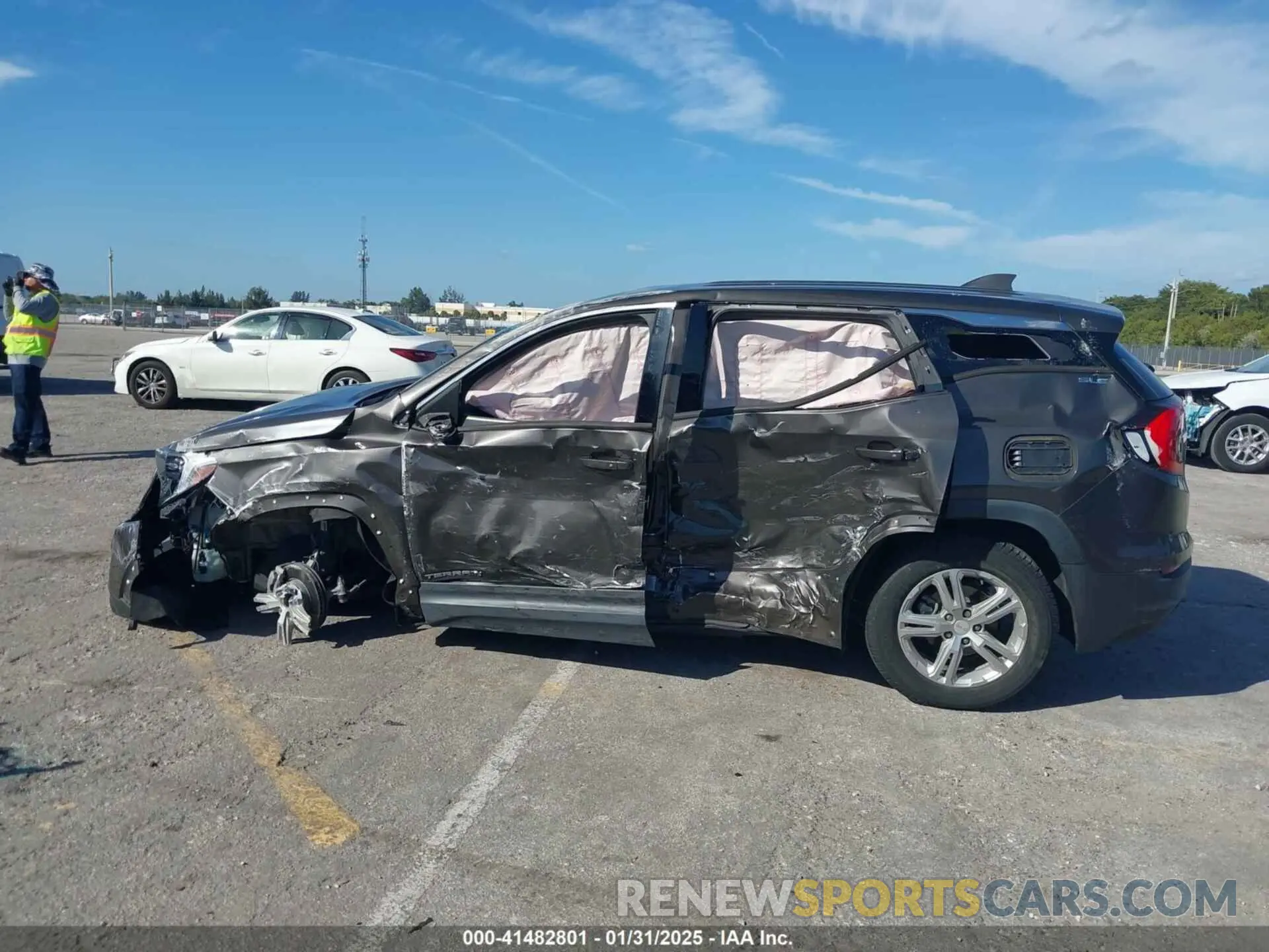 15 fotografías del automóvil dañado 3GKALMEVXKL390915 GMC TERRAIN 2019