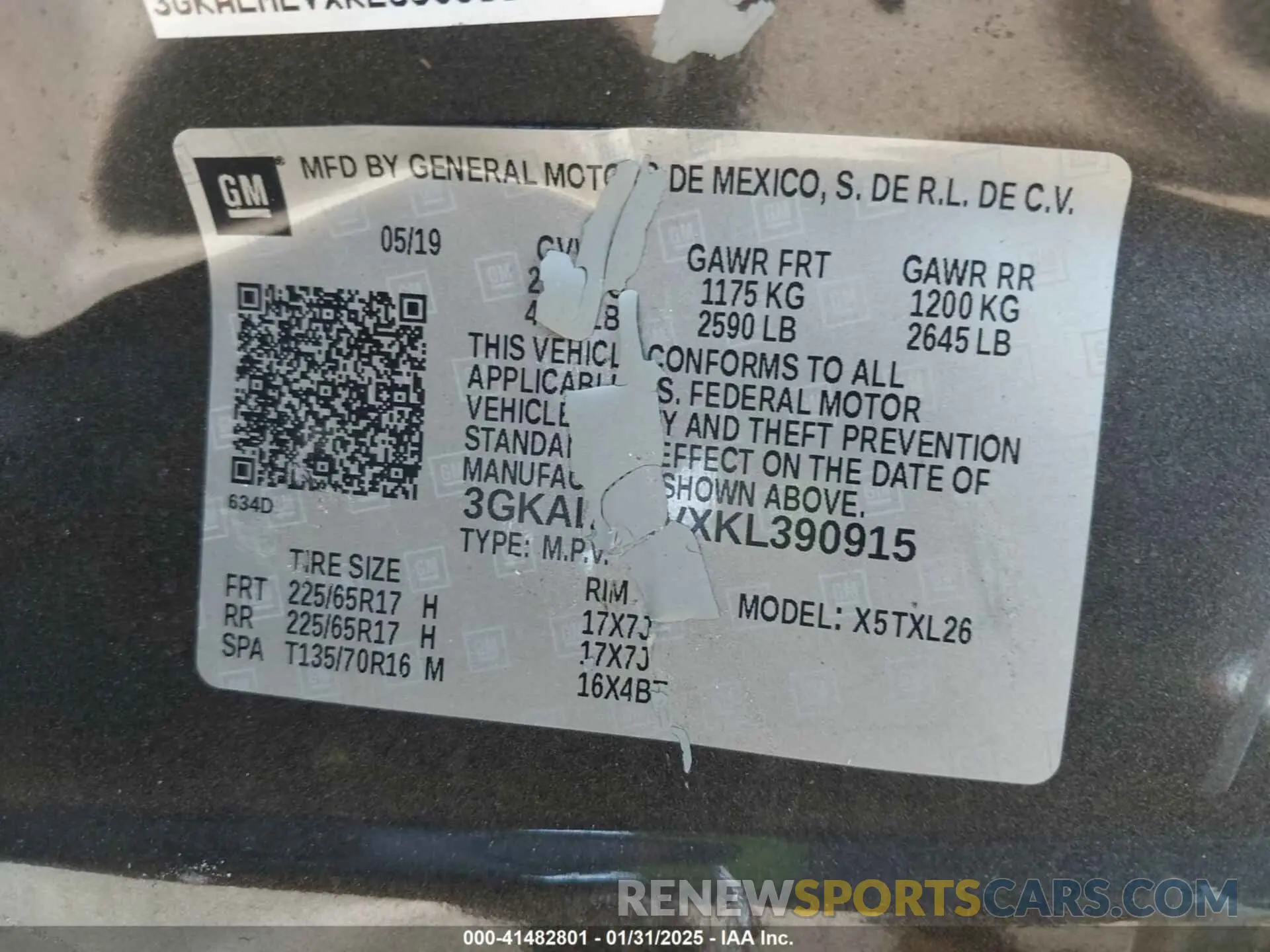 9 fotografías del automóvil dañado 3GKALMEVXKL390915 GMC TERRAIN 2019