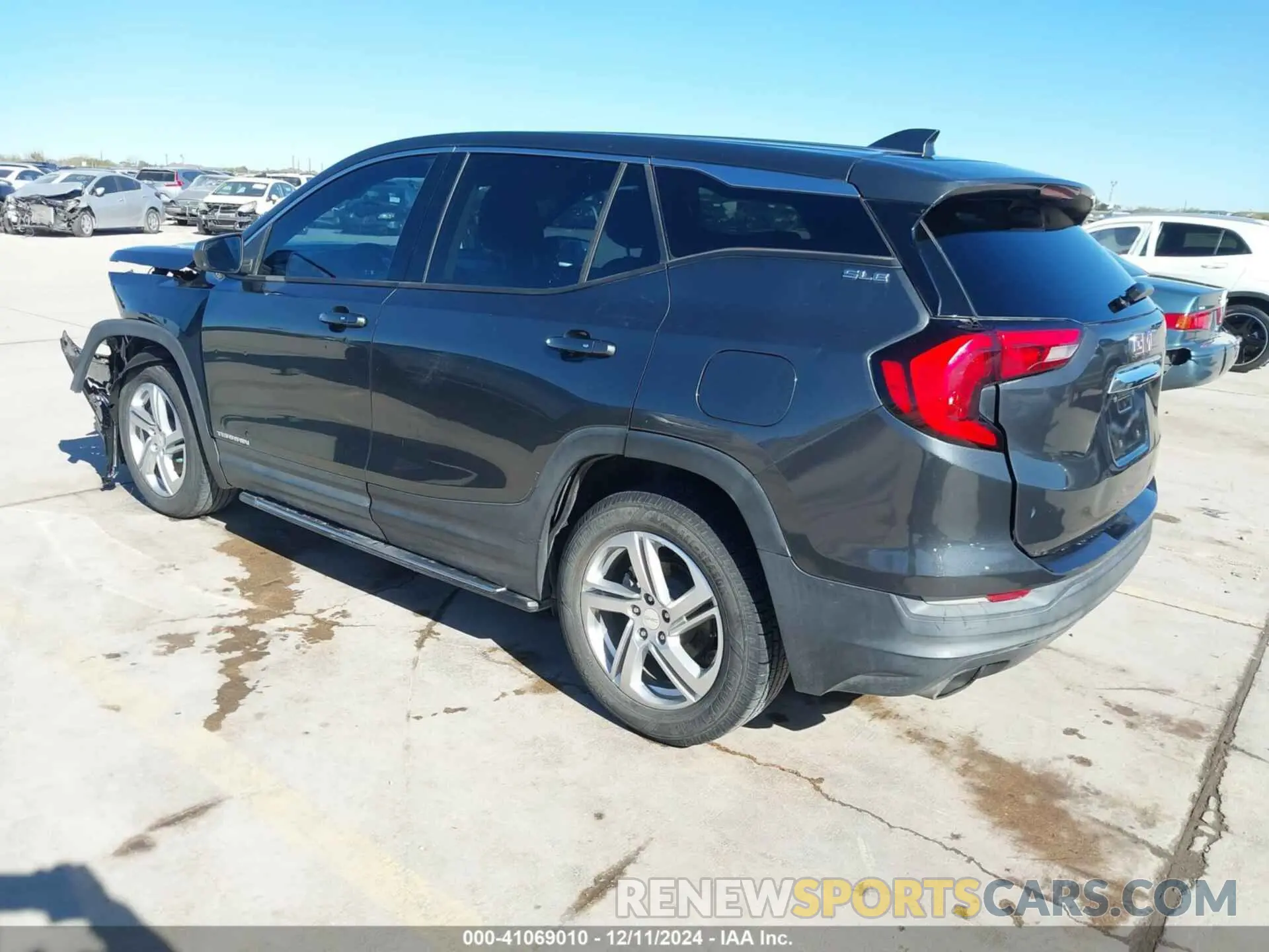3 fotografías del automóvil dañado 3GKALMEX7KL185859 GMC TERRAIN 2019