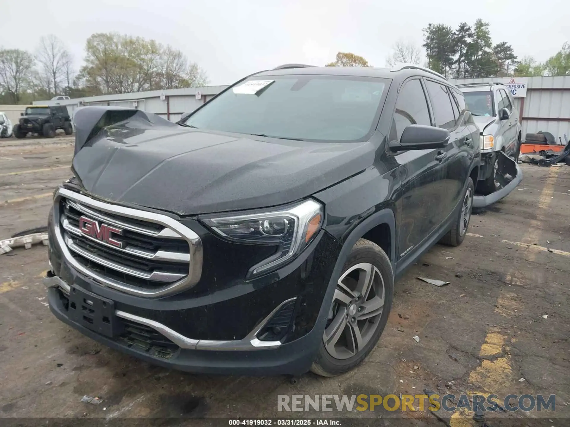 2 fotografías del automóvil dañado 3GKALPEV1KL345315 GMC TERRAIN 2019
