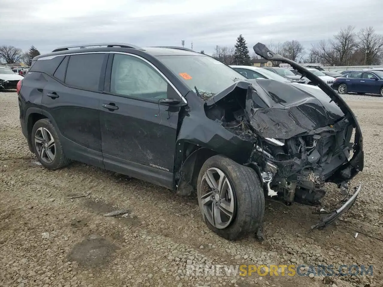 4 fotografías del automóvil dañado 3GKALPEV2KL351060 GMC TERRAIN 2019