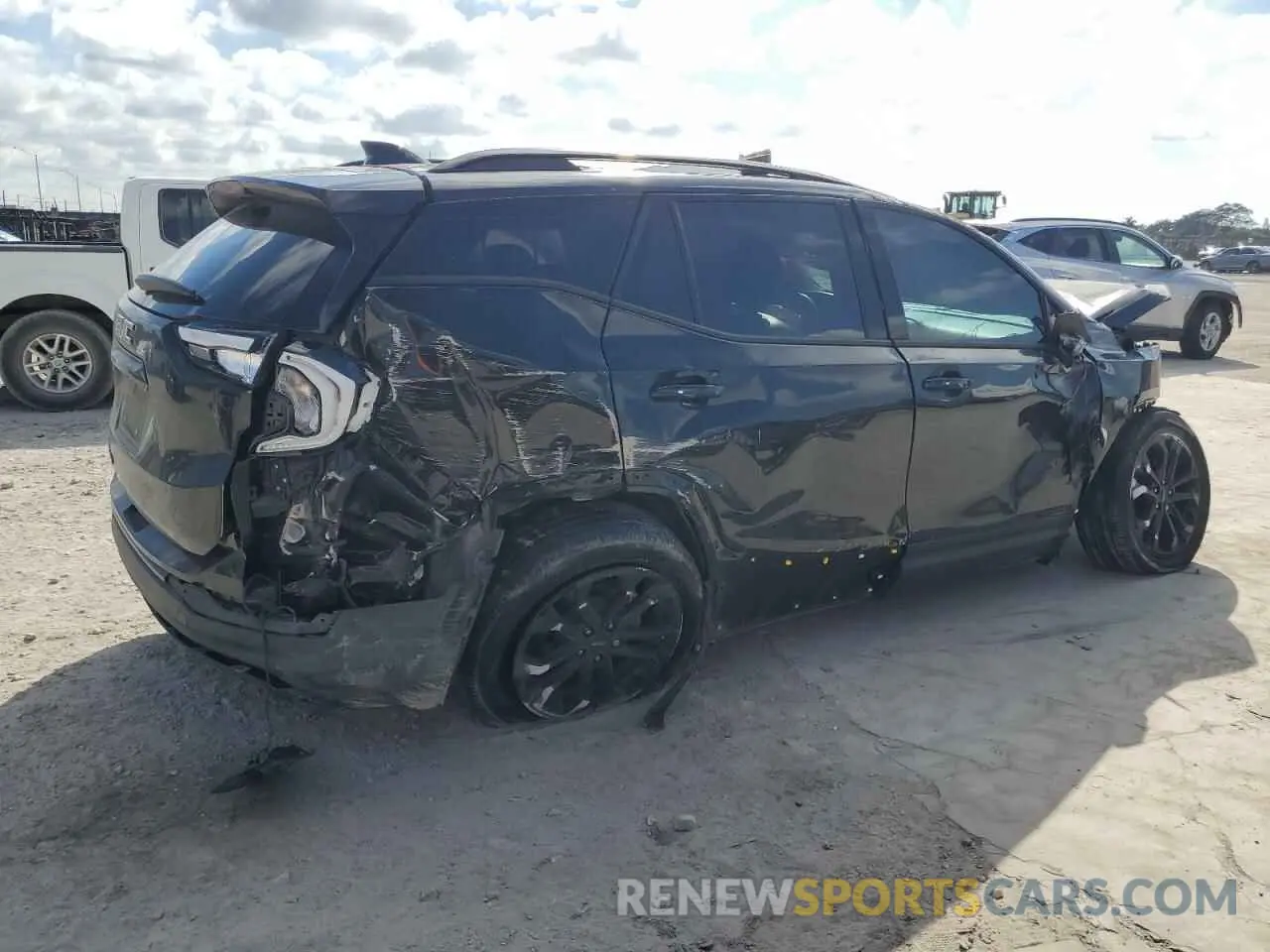 3 fotografías del automóvil dañado 3GKALPEV5KL122811 GMC TERRAIN 2019
