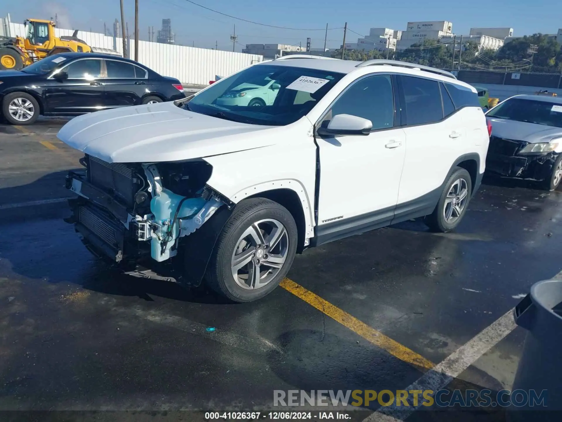 2 fotografías del automóvil dañado 3GKALPEV7KL220139 GMC TERRAIN 2019