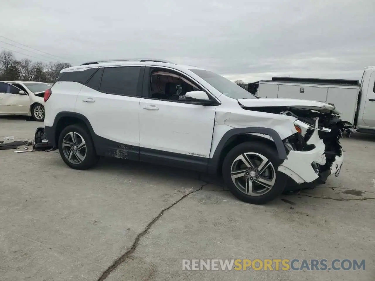 4 fotografías del automóvil dañado 3GKALPEV8KL327619 GMC TERRAIN 2019