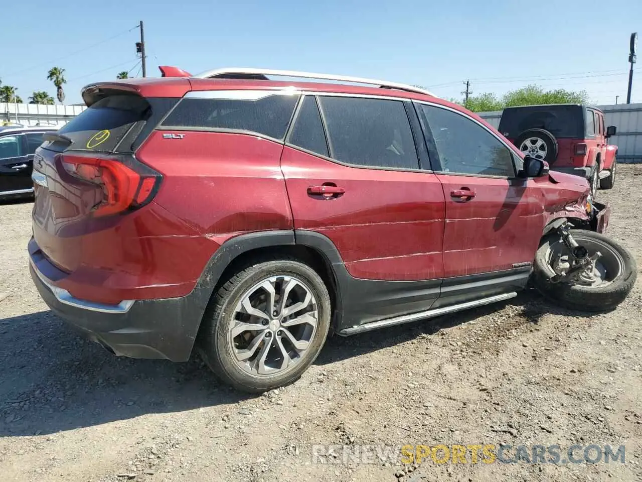 3 fotografías del automóvil dañado 3GKALPEX2KL165987 GMC TERRAIN 2019