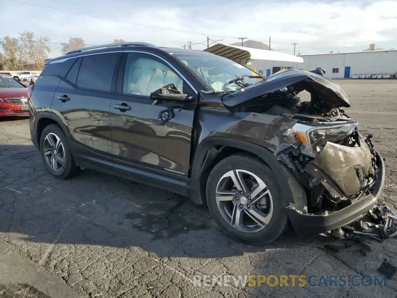 4 fotografías del automóvil dañado 3GKALREU7KL260983 GMC TERRAIN 2019