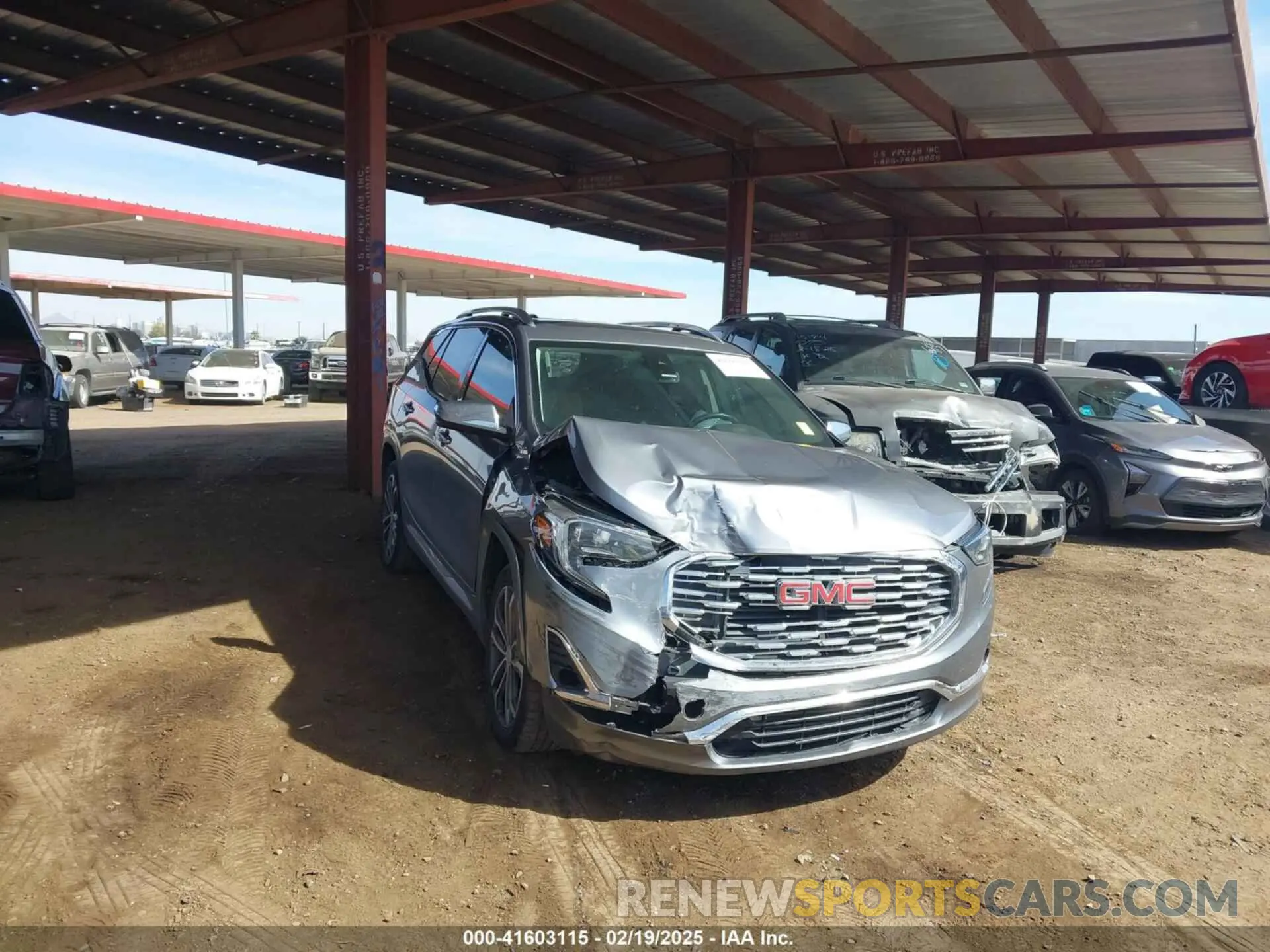 1 fotografías del automóvil dañado 3GKALSEX9KL291525 GMC TERRAIN 2019