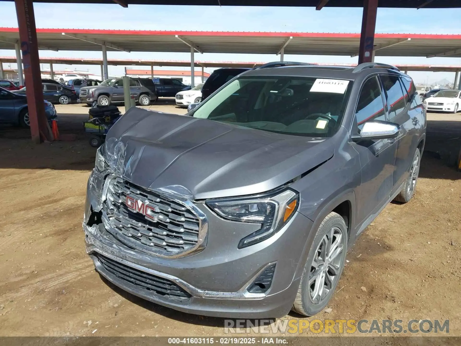 2 fotografías del automóvil dañado 3GKALSEX9KL291525 GMC TERRAIN 2019