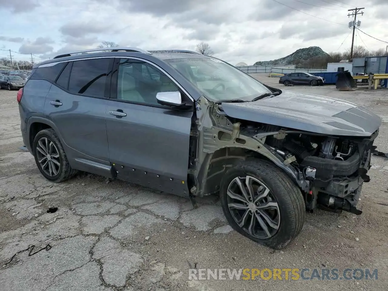 4 fotografías del automóvil dañado 3GKALSEXXKL339520 GMC TERRAIN 2019