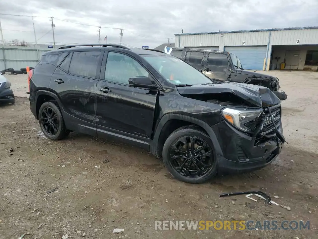 4 fotografías del automóvil dañado 3GKALTEV0KL204468 GMC TERRAIN 2019