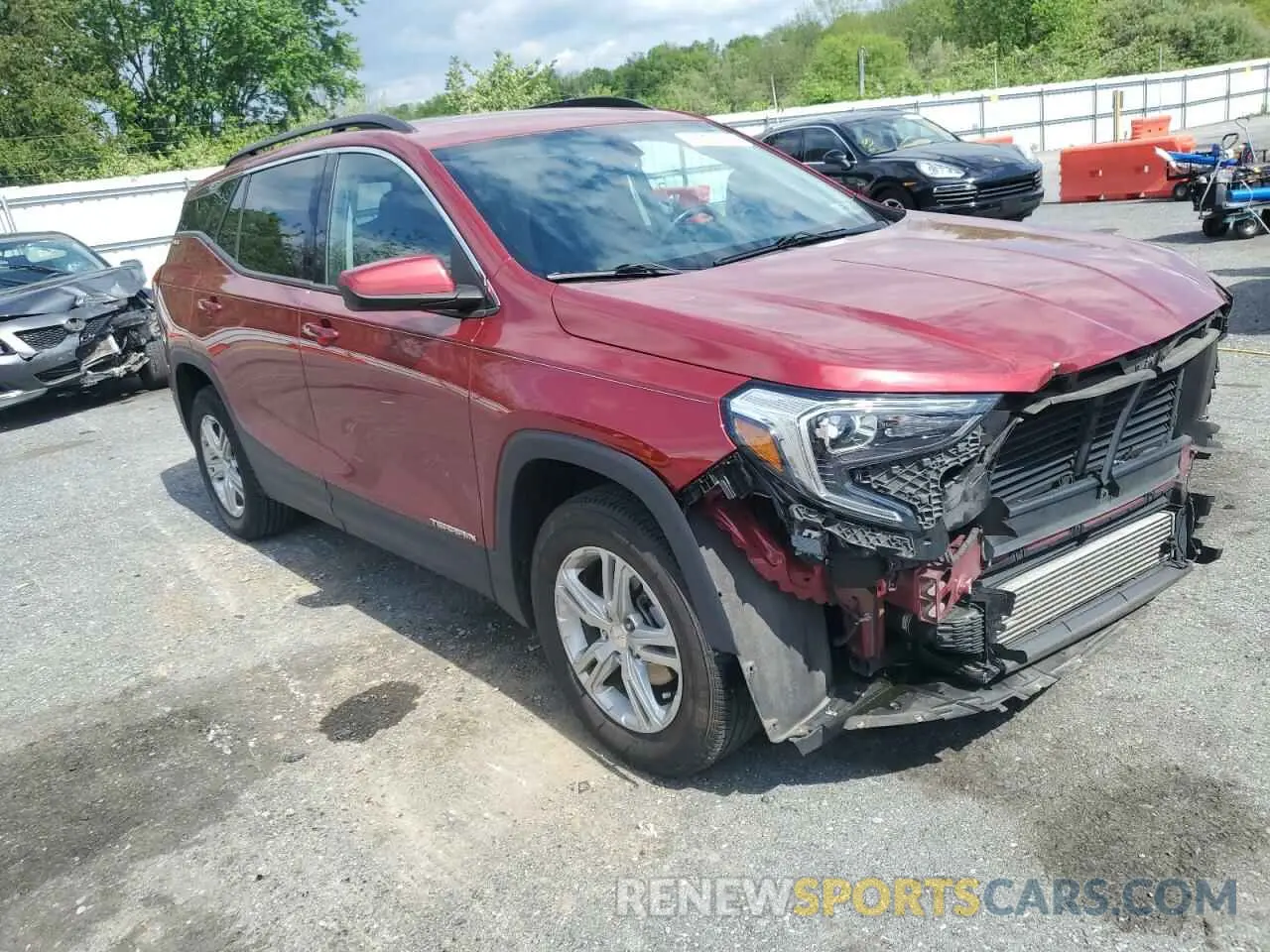 4 fotografías del automóvil dañado 3GKALTEV1KL105383 GMC TERRAIN 2019