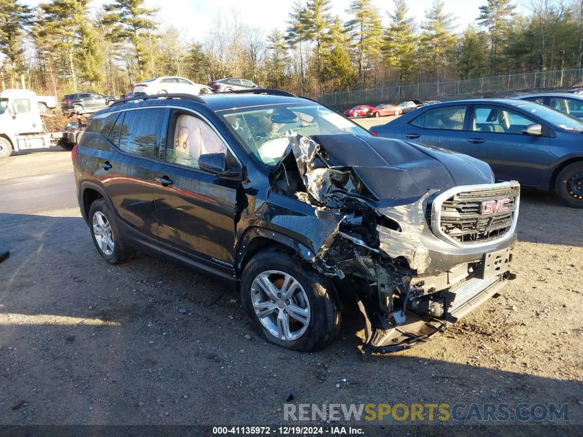 1 fotografías del automóvil dañado 3GKALTEV1KL353195 GMC TERRAIN 2019
