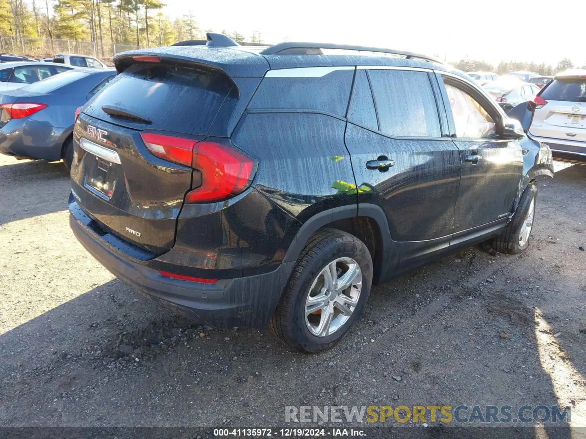 4 fotografías del automóvil dañado 3GKALTEV1KL353195 GMC TERRAIN 2019