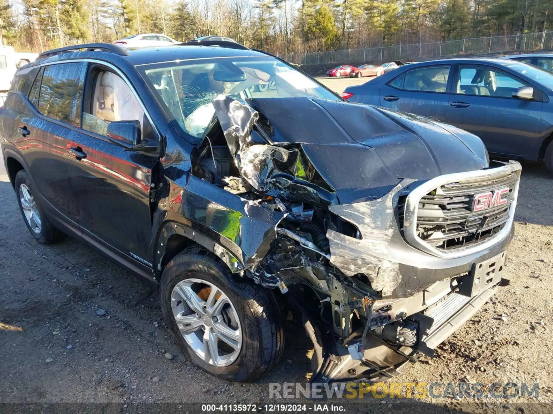 6 fotografías del automóvil dañado 3GKALTEV1KL353195 GMC TERRAIN 2019