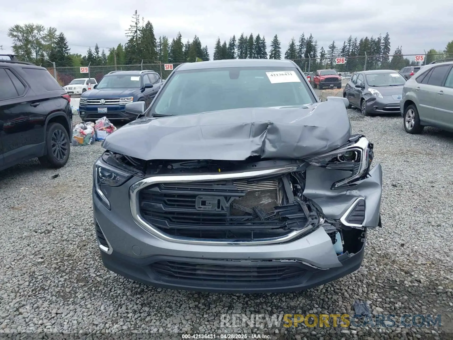12 fotografías del automóvil dañado 3GKALTEV1KL379523 GMC TERRAIN 2019