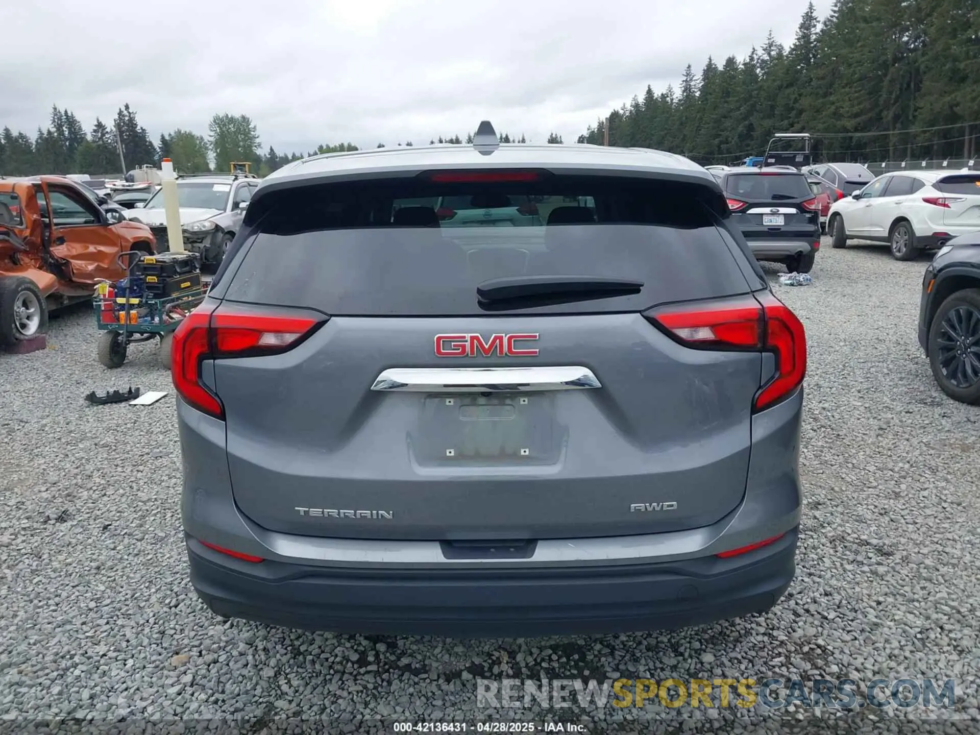 16 fotografías del automóvil dañado 3GKALTEV1KL379523 GMC TERRAIN 2019