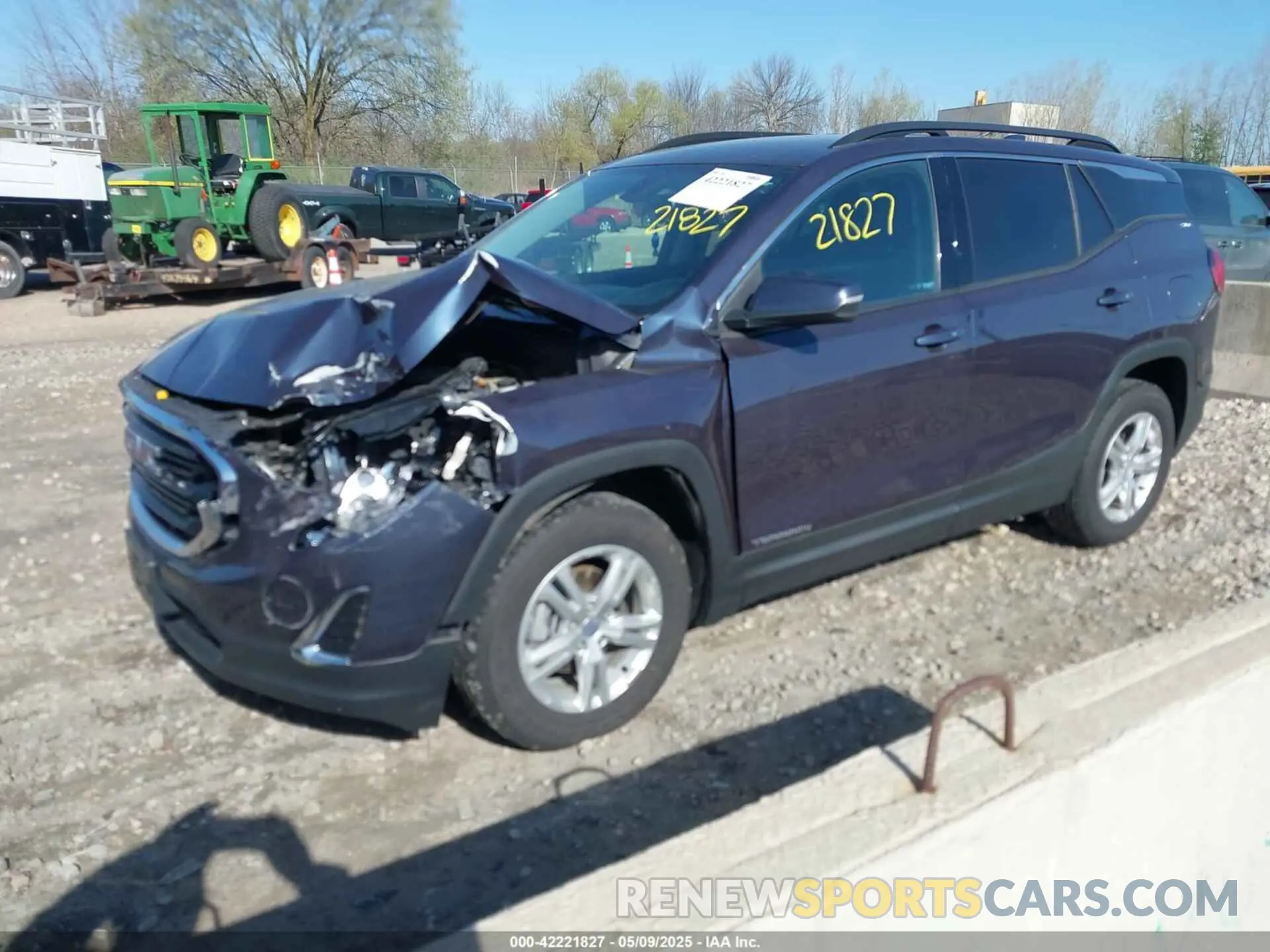 2 fotografías del automóvil dañado 3GKALTEV2KL112911 GMC TERRAIN 2019
