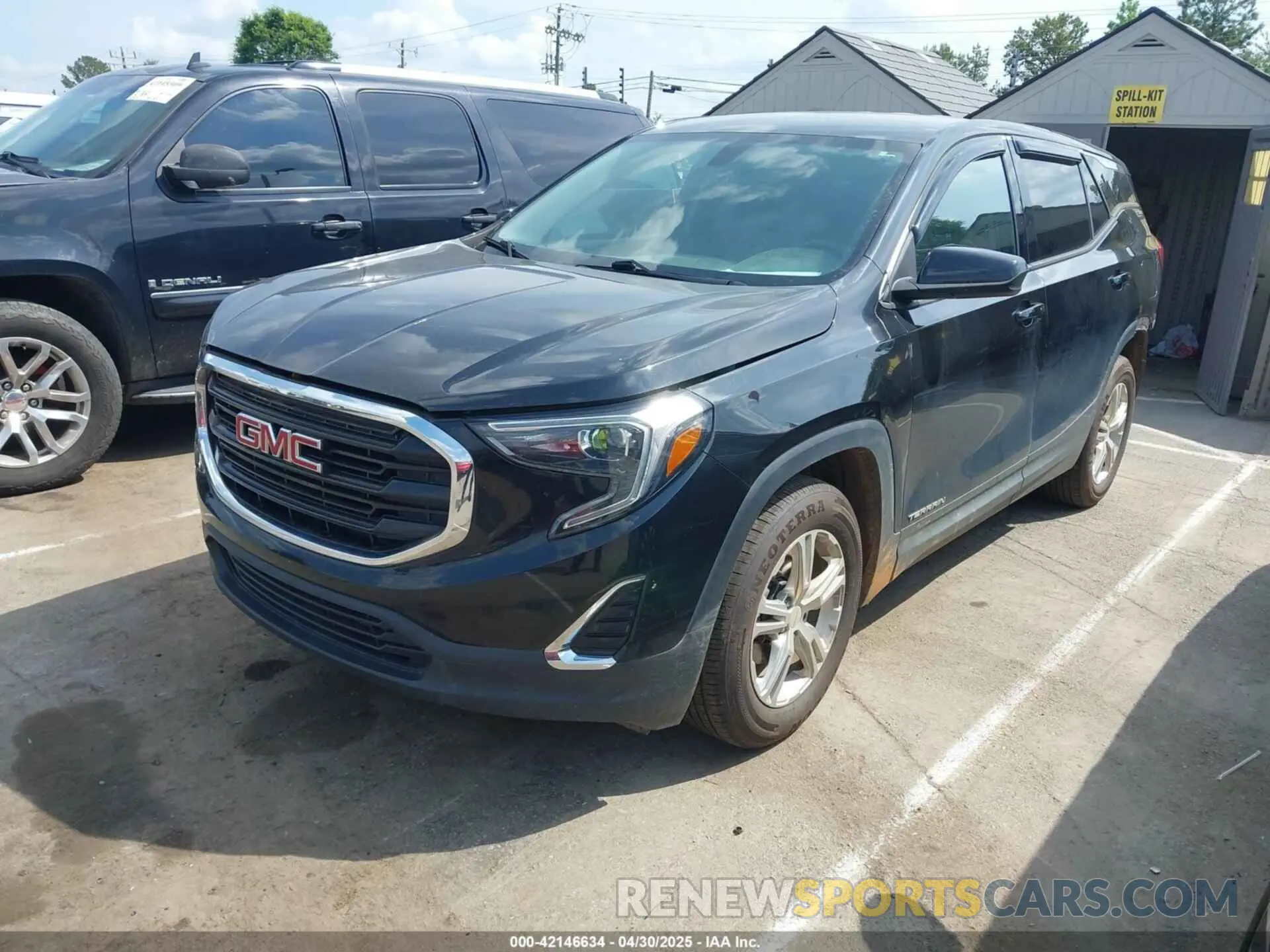 2 fotografías del automóvil dañado 3GKALTEV2KL382737 GMC TERRAIN 2019