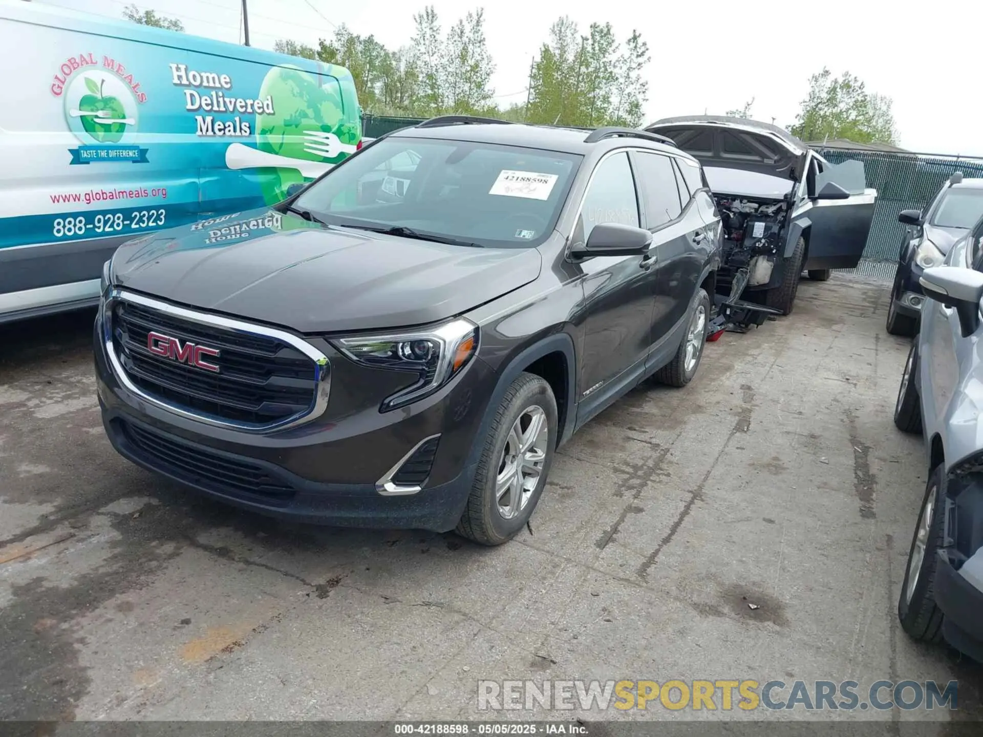 2 fotografías del automóvil dañado 3GKALTEV3KL154455 GMC TERRAIN 2019