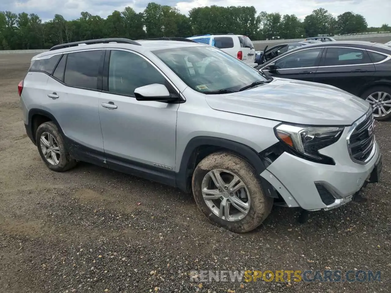 4 fotografías del automóvil dañado 3GKALTEV3KL164404 GMC TERRAIN 2019