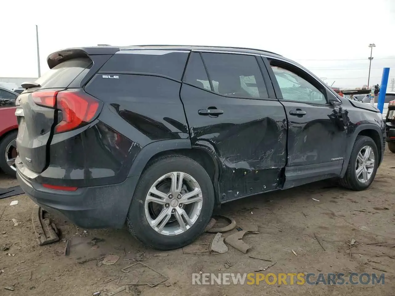 3 fotografías del automóvil dañado 3GKALTEV3KL337810 GMC TERRAIN 2019
