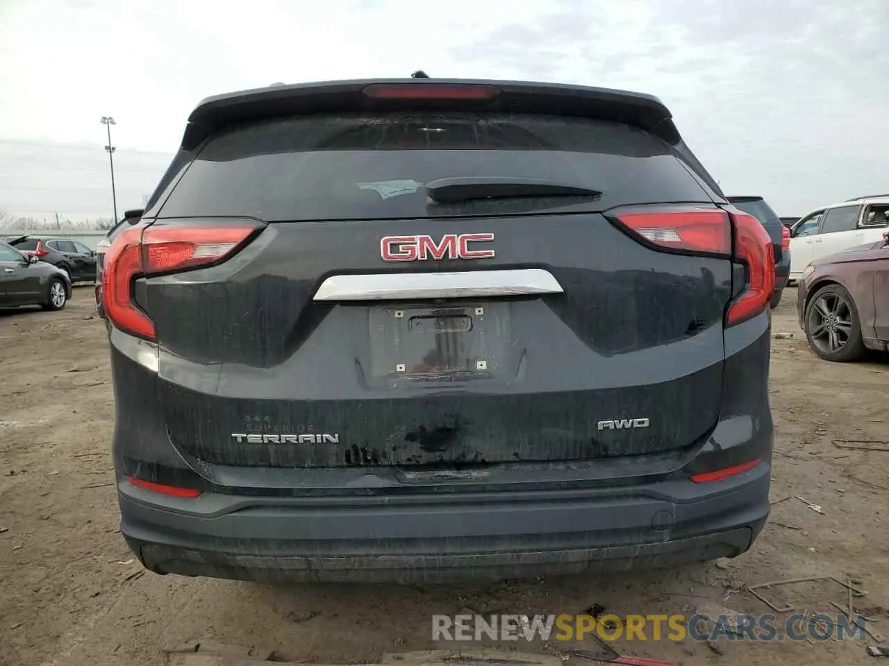 6 fotografías del automóvil dañado 3GKALTEV3KL337810 GMC TERRAIN 2019