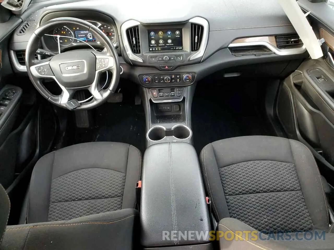 8 fotografías del automóvil dañado 3GKALTEV3KL337810 GMC TERRAIN 2019