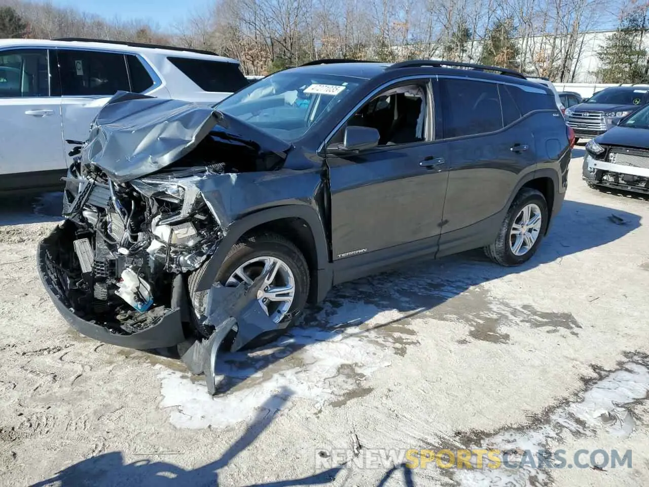 1 fotografías del automóvil dañado 3GKALTEV3KL350038 GMC TERRAIN 2019