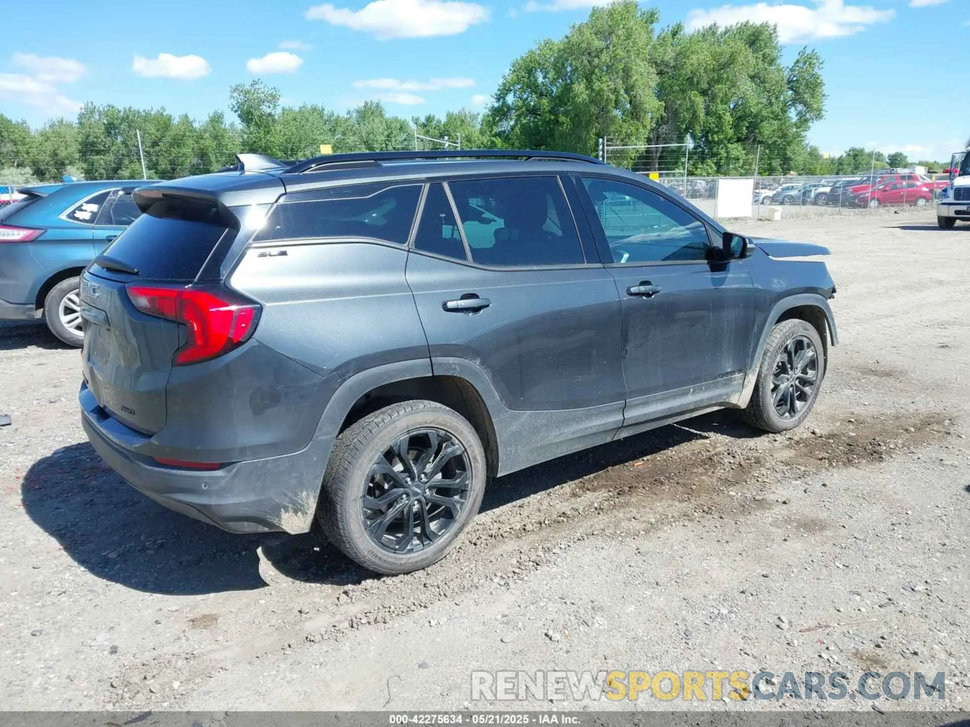 4 fotografías del automóvil dañado 3GKALTEV3KL370595 GMC TERRAIN 2019