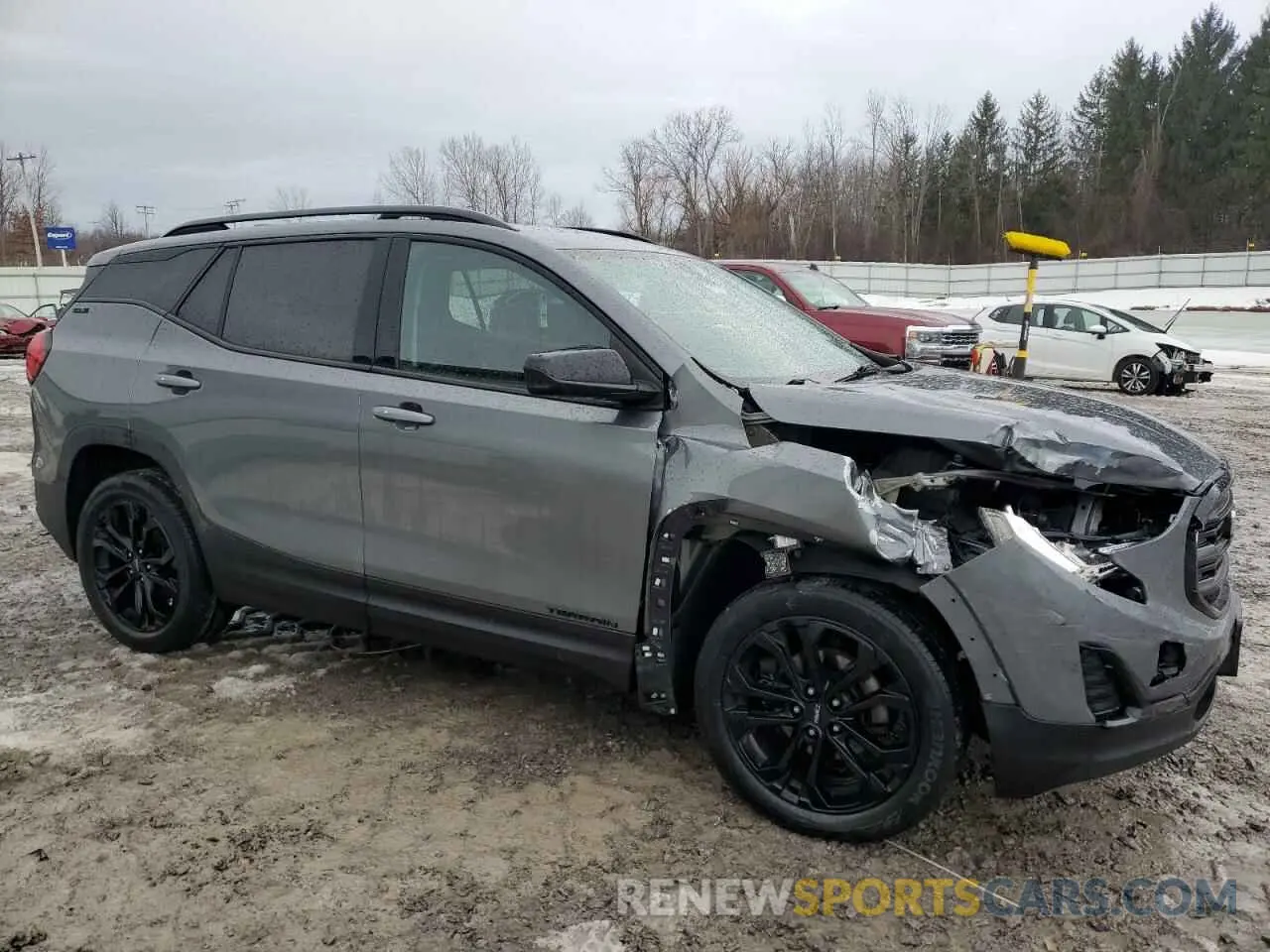 4 fotografías del automóvil dañado 3GKALTEV4KL256217 GMC TERRAIN 2019