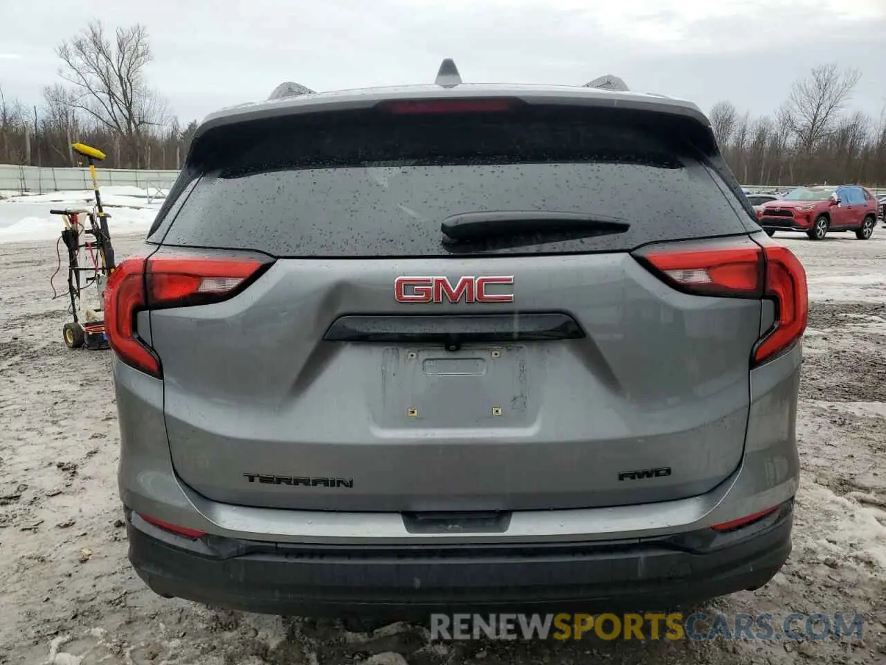 6 fotografías del automóvil dañado 3GKALTEV4KL256217 GMC TERRAIN 2019