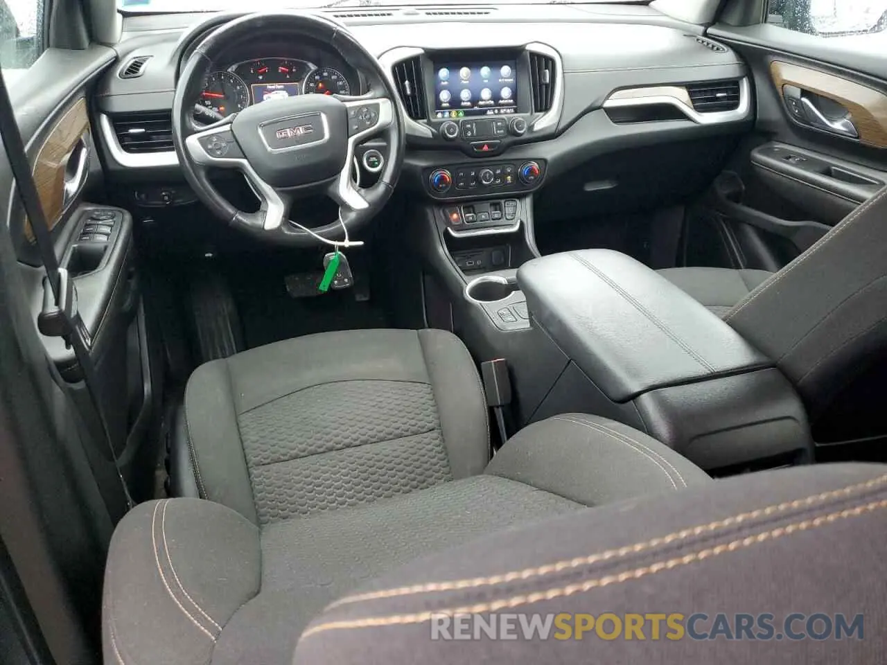8 fotografías del automóvil dañado 3GKALTEV4KL256217 GMC TERRAIN 2019