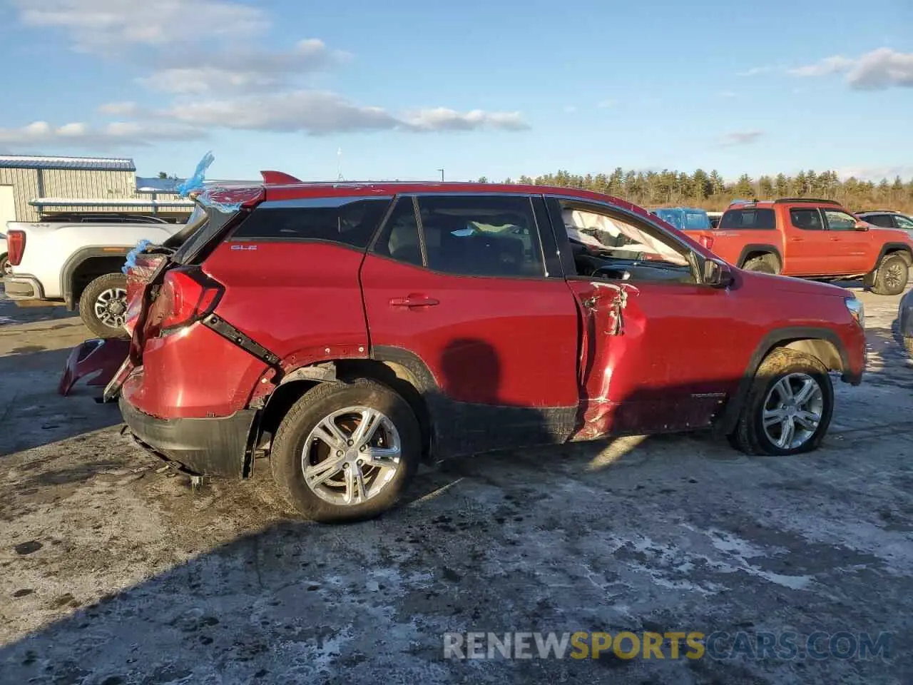 3 fotografías del automóvil dañado 3GKALTEV5KL236476 GMC TERRAIN 2019