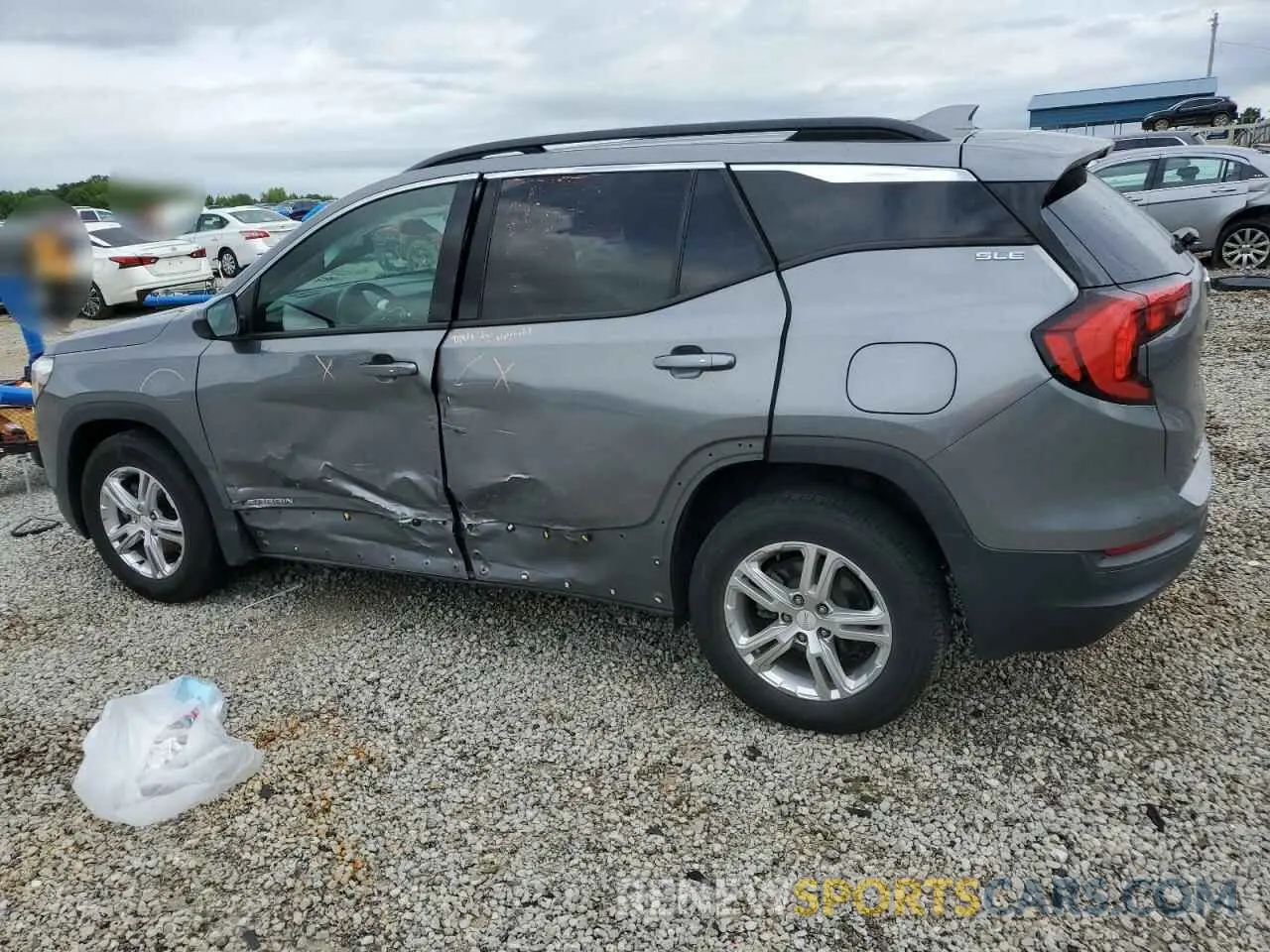 2 fotografías del automóvil dañado 3GKALTEV6KL161805 GMC TERRAIN 2019