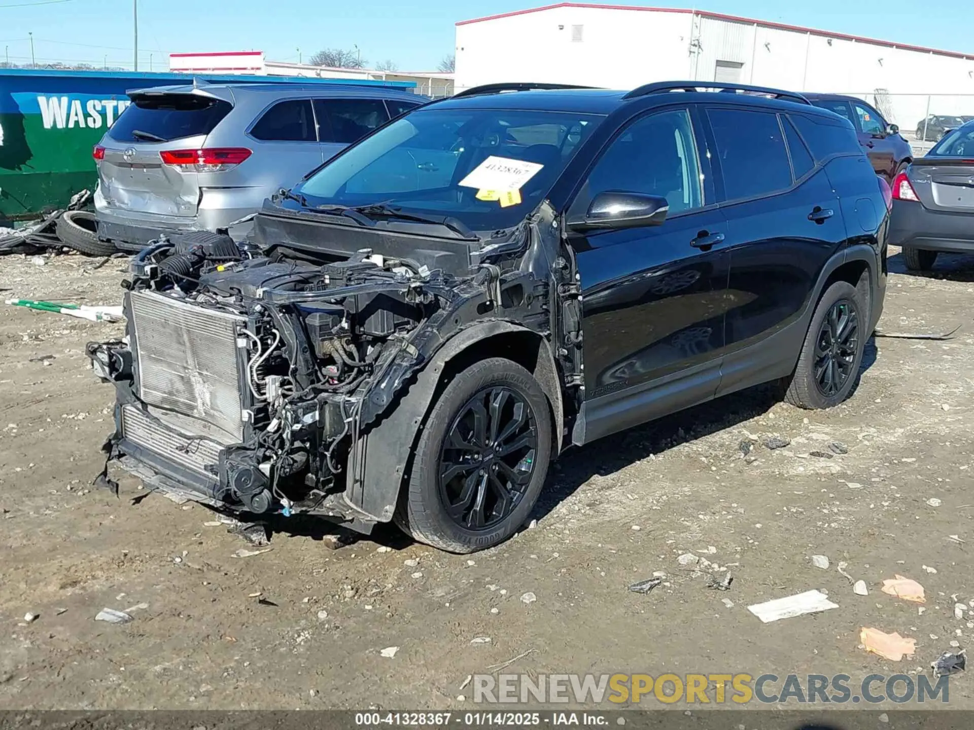 2 fotografías del automóvil dañado 3GKALTEV6KL328633 GMC TERRAIN 2019