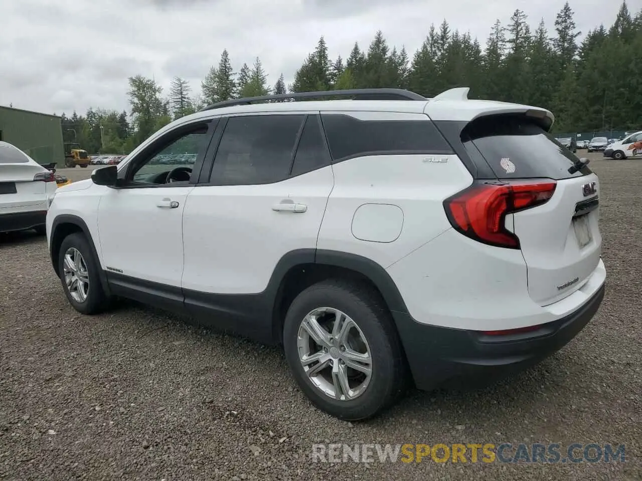 2 fotografías del automóvil dañado 3GKALTEV7KL119661 GMC TERRAIN 2019