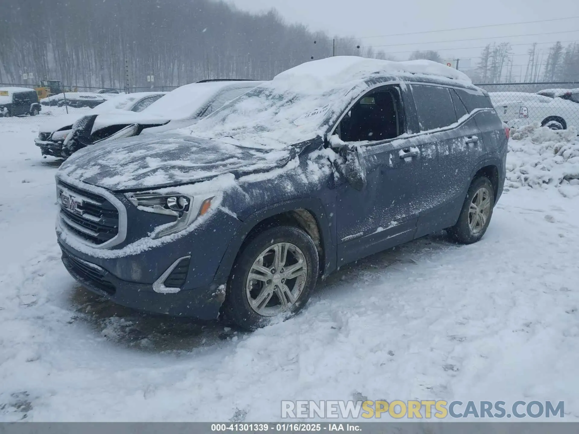 2 fotografías del automóvil dañado 3GKALTEV7KL137271 GMC TERRAIN 2019