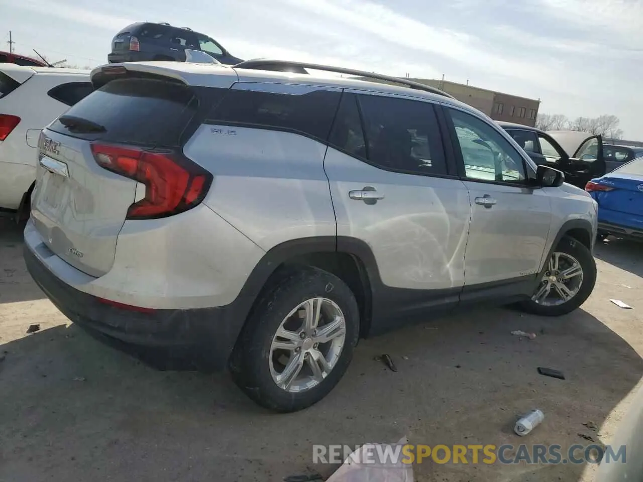 3 fotografías del automóvil dañado 3GKALTEV8KL199780 GMC TERRAIN 2019