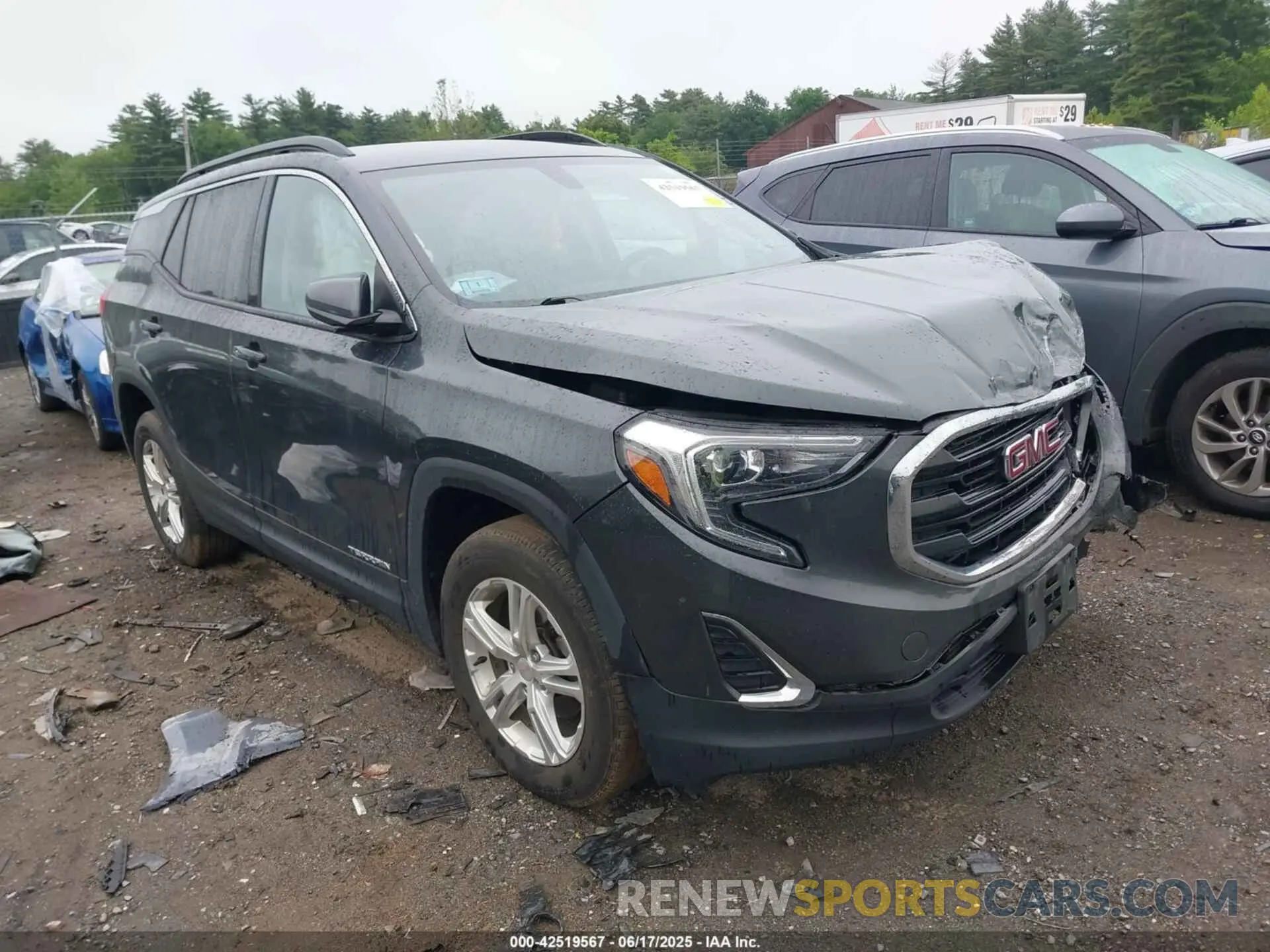 1 fotografías del automóvil dañado 3GKALTEV8KL378689 GMC TERRAIN 2019