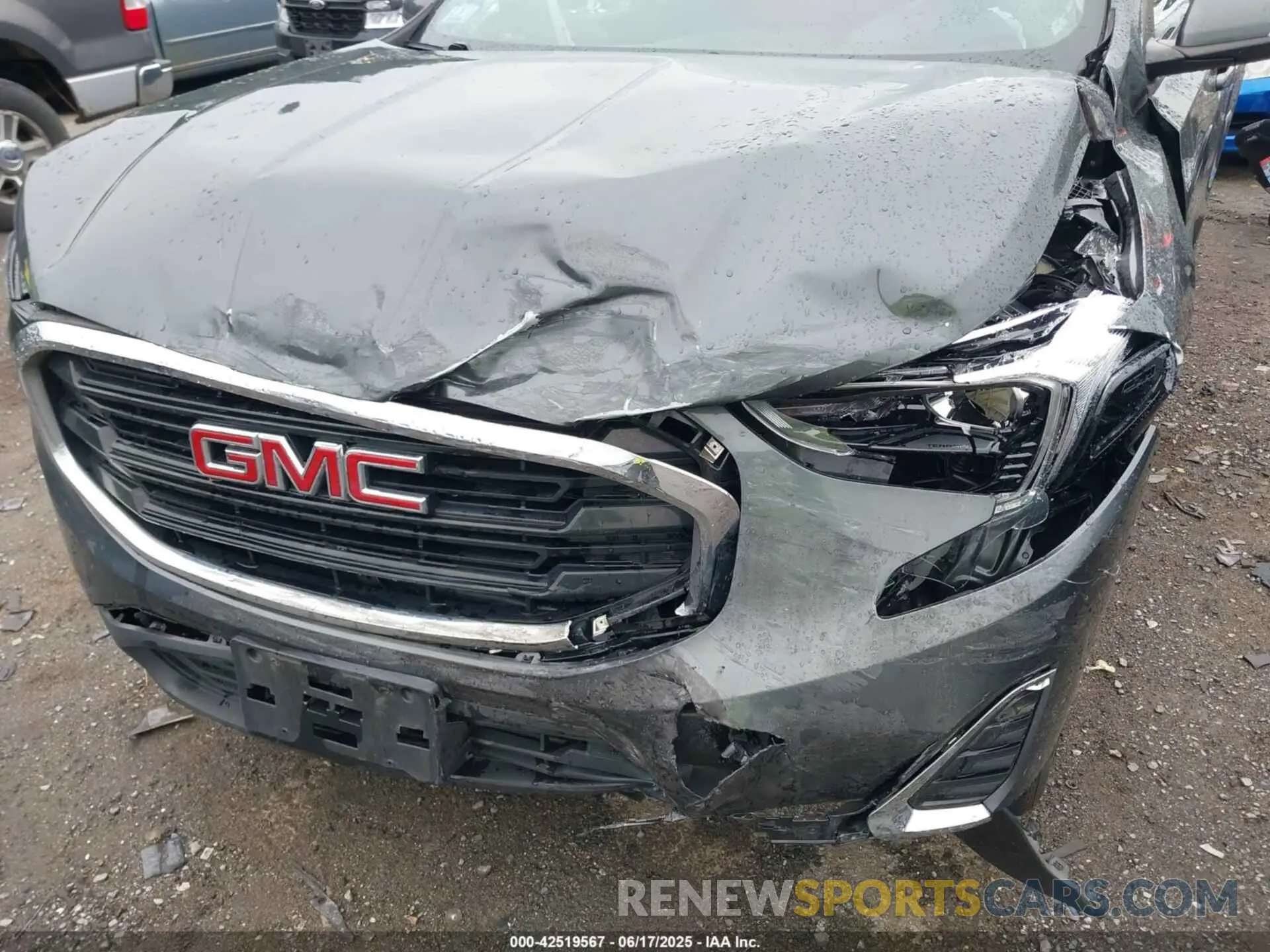 6 fotografías del automóvil dañado 3GKALTEV8KL378689 GMC TERRAIN 2019
