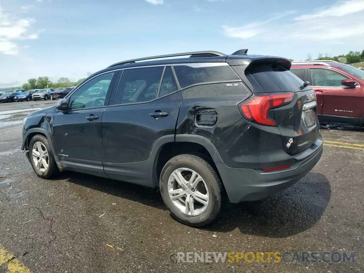 2 fotografías del automóvil dañado 3GKALTEV9KL292520 GMC TERRAIN 2019