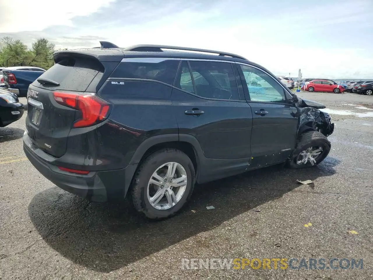 3 fotografías del automóvil dañado 3GKALTEV9KL292520 GMC TERRAIN 2019