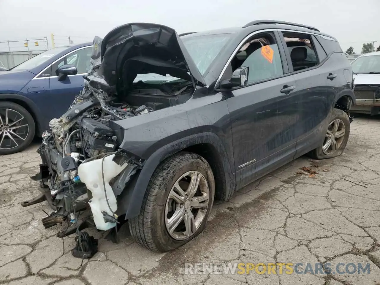 1 fotografías del automóvil dañado 3GKALTEV9KL317013 GMC TERRAIN 2019