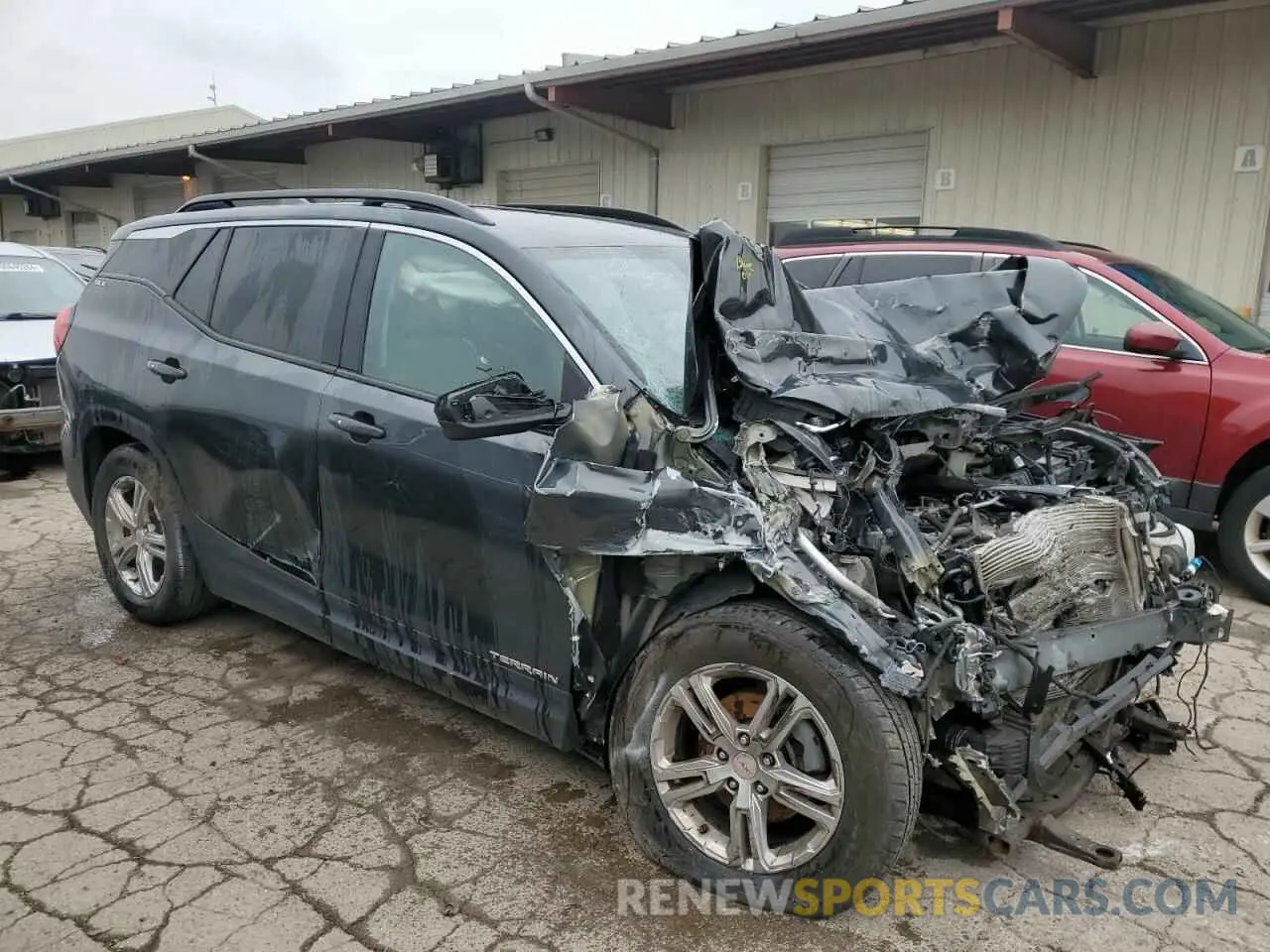 4 fotografías del automóvil dañado 3GKALTEV9KL317013 GMC TERRAIN 2019