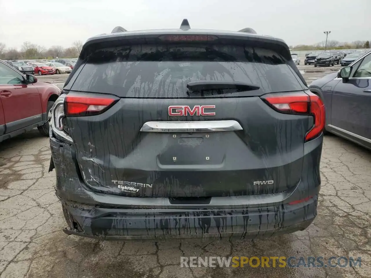 6 fotografías del automóvil dañado 3GKALTEV9KL317013 GMC TERRAIN 2019