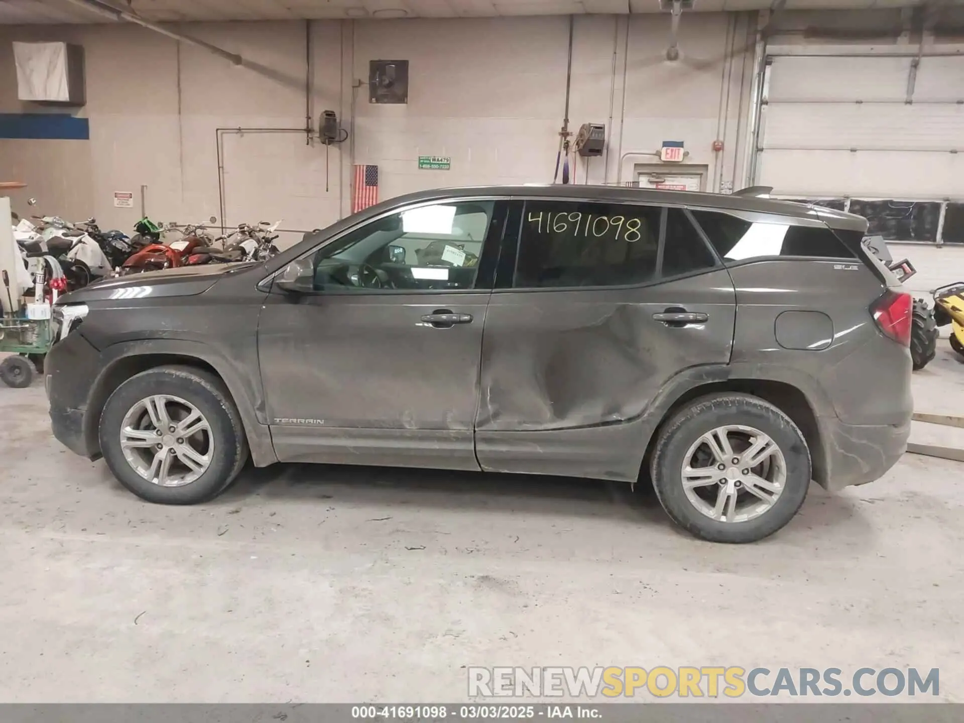 14 fotografías del automóvil dañado 3GKALTEVXKL214117 GMC TERRAIN 2019