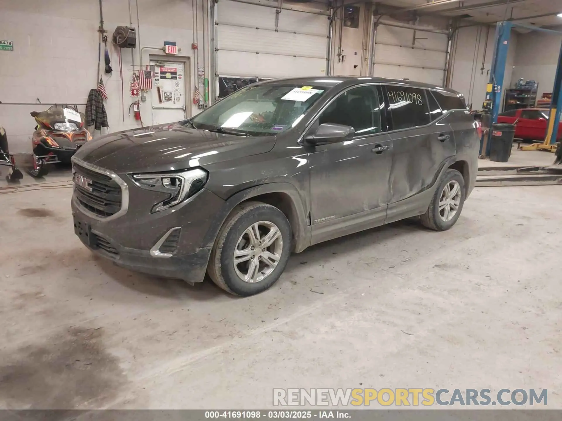 2 fotografías del automóvil dañado 3GKALTEVXKL214117 GMC TERRAIN 2019